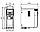 Частотний перетворювач 2.2 кВт, 3 ф/380В, EMC фільтр, стаціонарна панель управління, фото 4