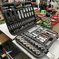 Набір ключів для машини (111 од), Набір комбінованих ключів з тріскачкою, OLN