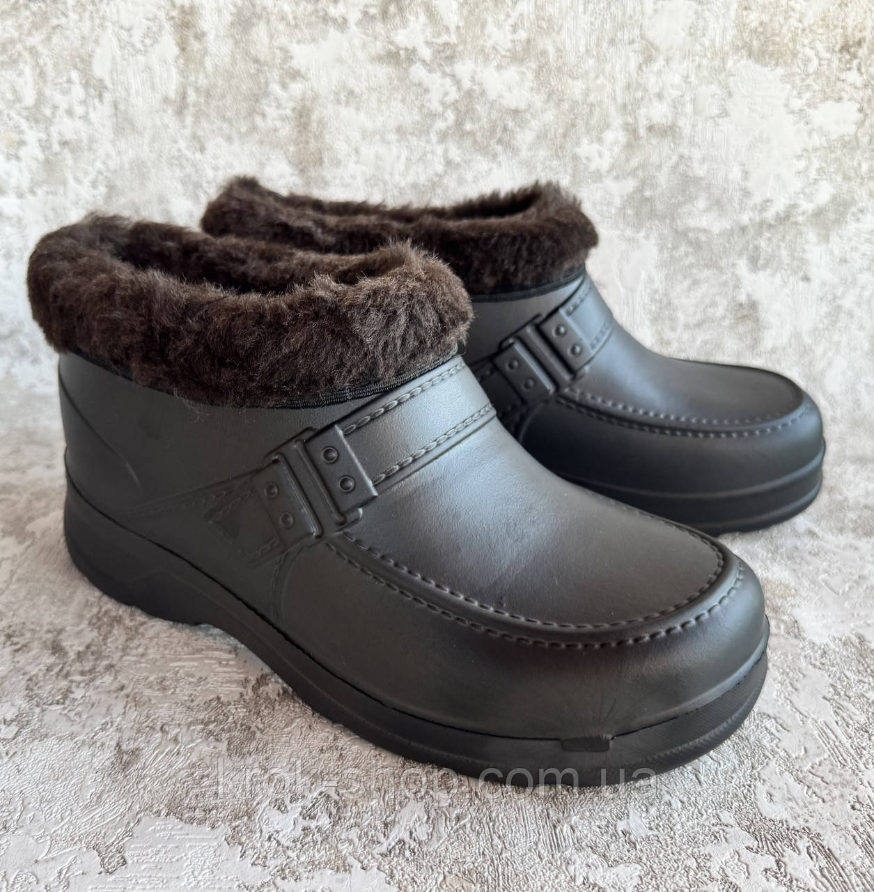 Галоші чоловічі на хутрі (41-46) Паяс гурт, фото 1