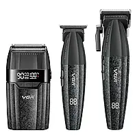 Професійний комбо-набір VGR Professional Combo Limited Edition Turbo Stone Black (V-640S3-BK)