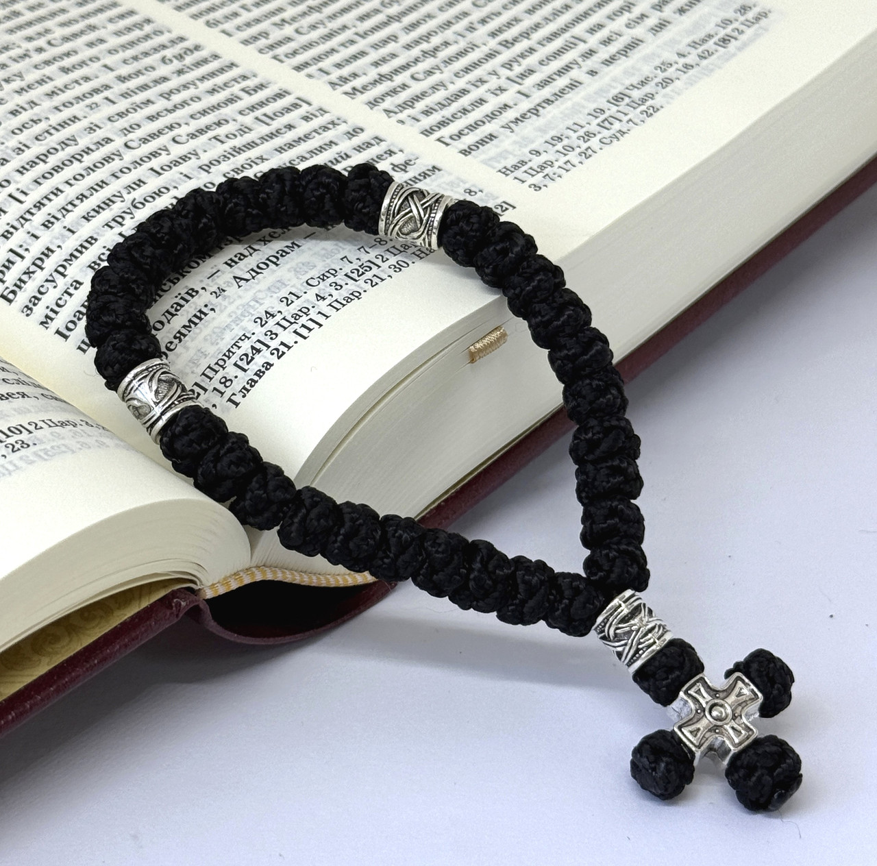 Молитовні плетені чотки (30 вузлів), фото 1