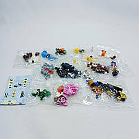 Дитячий конструктор Minecraft XL03 — набір 16 фігурок, 200 деталей для гри, фото 3