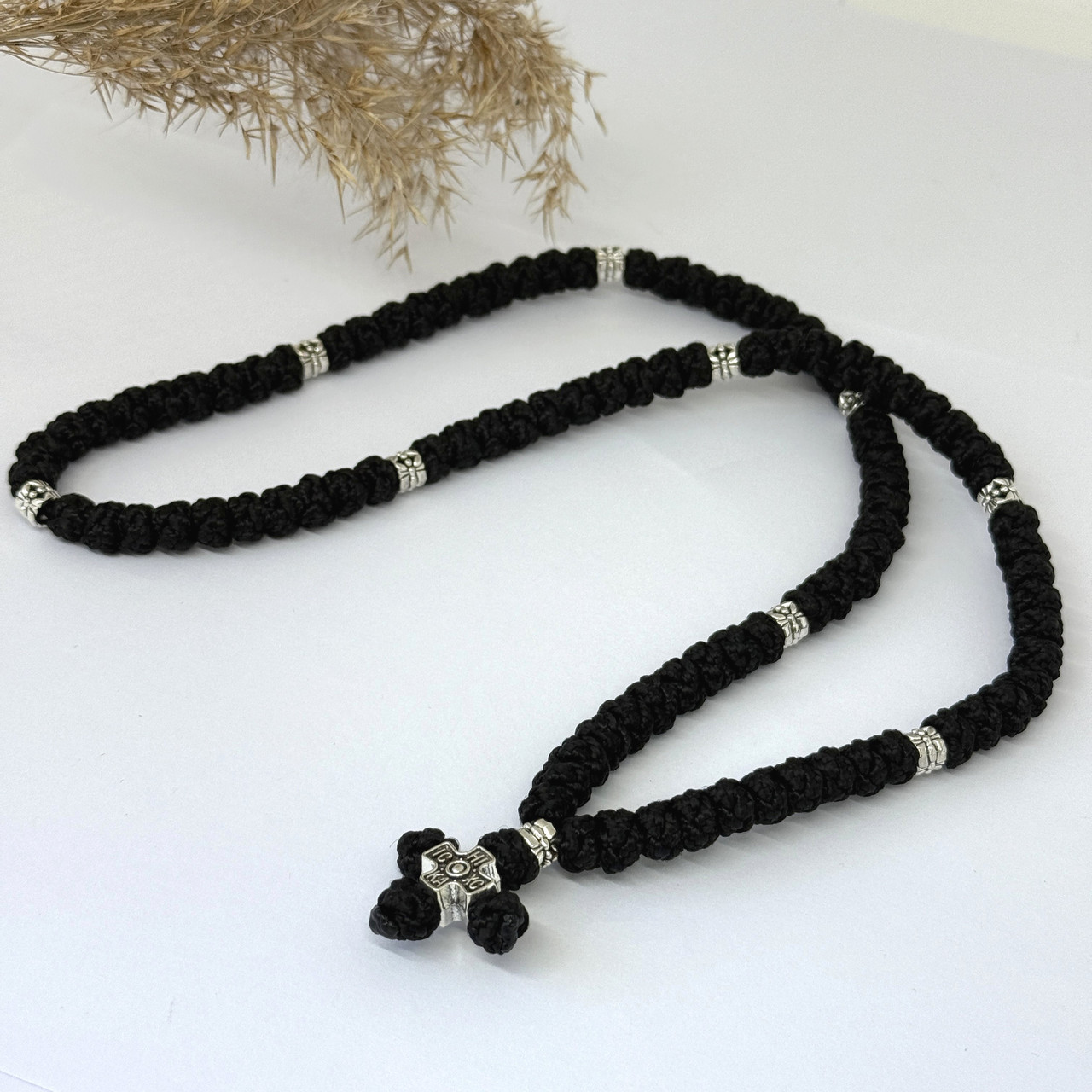 Плетені чотки на 100 вузлів, 34 см, фото 1