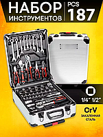 Універсальний набір інструменту для автомобіля та будинку (187 од, Польща), NOX