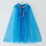 Накидка  для девочек к костюму Фрозен, Звездочка, Ночка, Фея, Колдунья,  Волшебница, фото 9