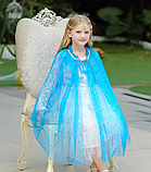 Накидка  для девочек к костюму Фрозен, Звездочка, Ночка, Фея, Колдунья,  Волшебница, фото 3