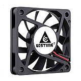 Вентилятор GDSTIME GDA6010 12V 0.1A 3500rpm, безщітковий, Sleeve, 2510-3pin, для 3Д-принтера та верстатів ЧПК, фото 5