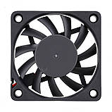 Вентилятор GDSTIME GDA6010 12V 0.1A 3500rpm, безщітковий, Sleeve, 2510-3pin, для 3Д-принтера та верстатів ЧПК, фото 4