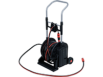 Шланг на візку 25 м, намотується ногою YATO YT-90120, фото 2