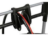 Шланг на візку 25 м, намотується ногою YATO YT-90120, фото 5