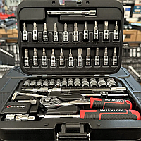 Професійний Набір Ключів для Авто в Кейсі, Ремонтний набір інструментів (46 од), XTM