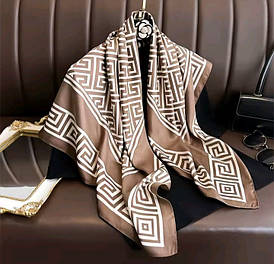 Хустка шовкова мокко