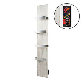 Керамічна рушникосушарка Flyme 420ТW (4R) з чотирма ручками (колір біле дерево)