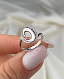 Срібна жіноча каблучка, фото 2