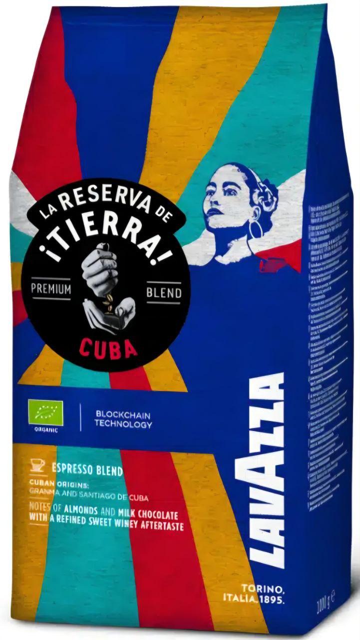 НОВИНКА 2025! Кава в зернах Lavazza Tierra CUBA 1000г органічна сертифікована кубинська кава Оригінал, фото 1