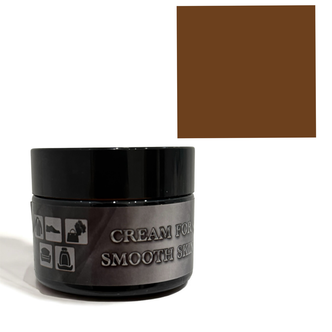 Крем-фарба-бальзам для шкір відкритого типу BSK Color, 50 мл колір коньяк, фото 1