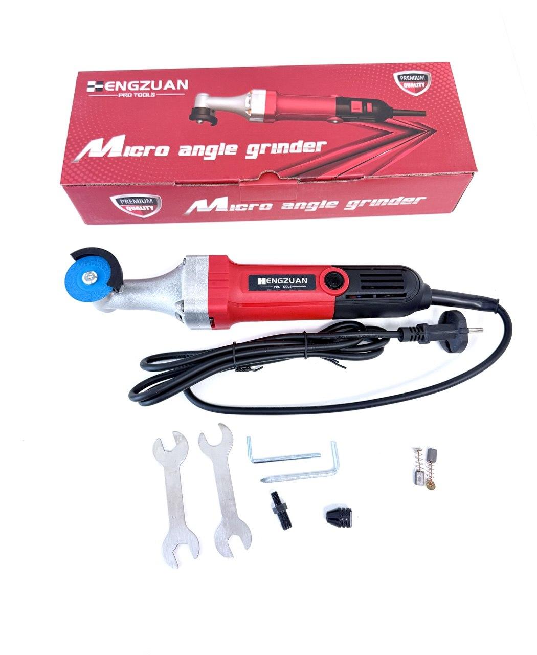 Кутовий мережевий гравер HENGZUAN (360W) для шліфування та гравіювання по керамограніту (в коробці), фото 1