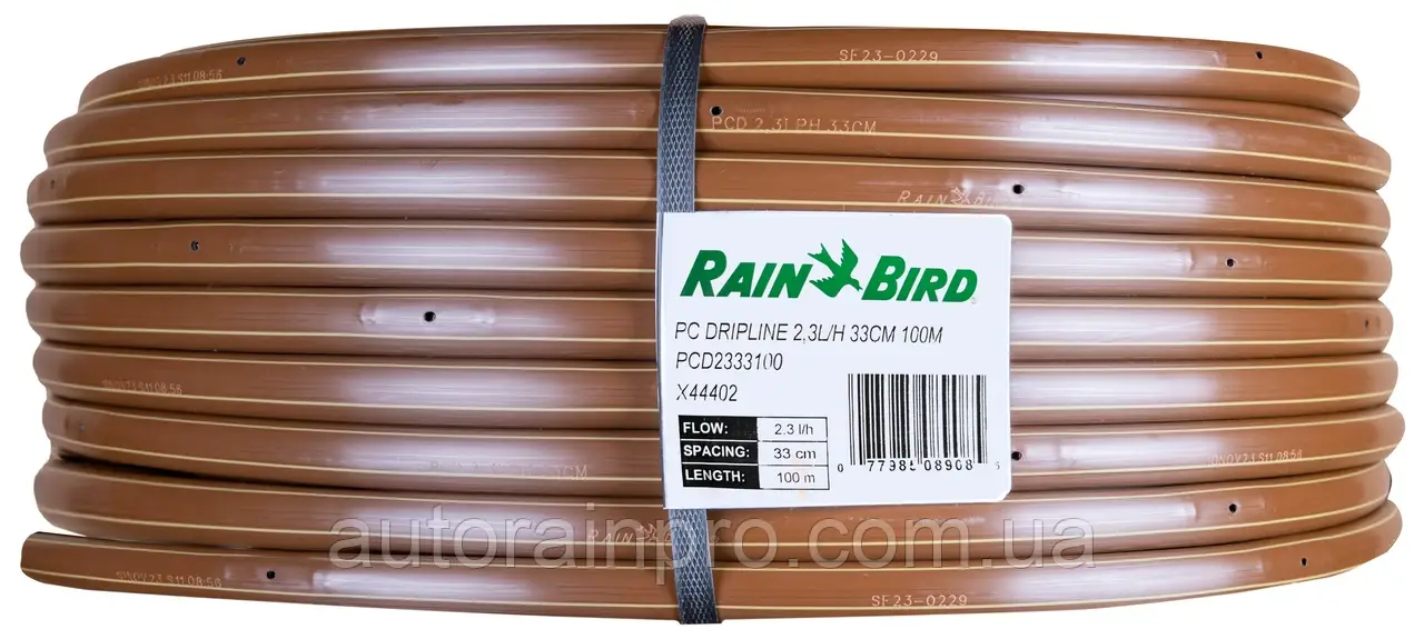 PCDripline33-100  Rain Bird крапельна трубка з компенсацією 100м, фото 1