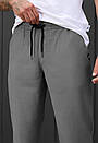 Однотонні чоловічі штани Staff pli gray, фото 3