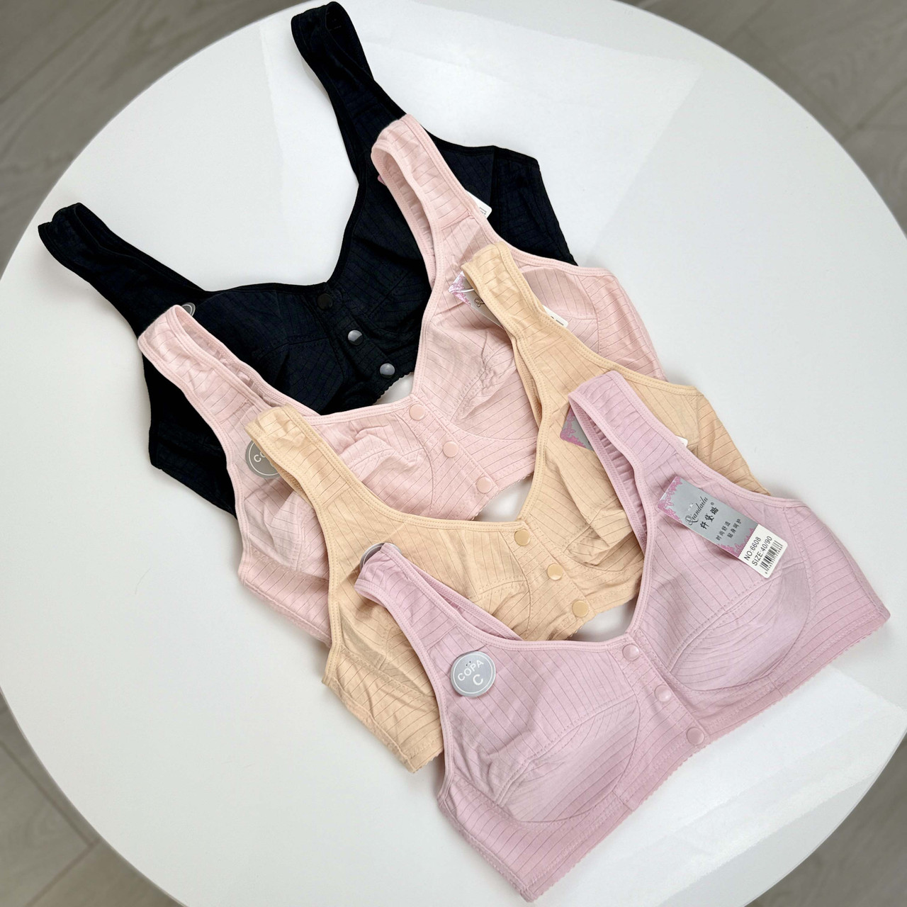 Жіночі бюстгальтери на кнопках 6608 C-D-E, фото 1