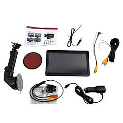 7-дюймова автомобільна мультимедійна система із камерою та сенсорним екраном