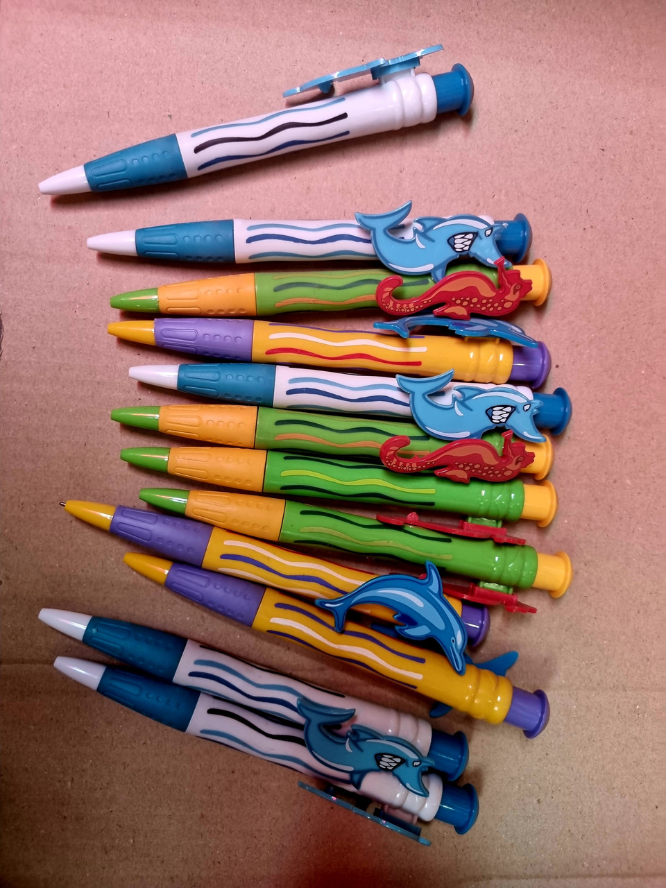 Ручка-гігант кулькова автомат No 3012 Морські мешканці 20 см, фото 1