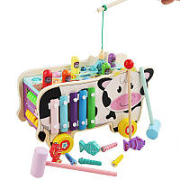 Каталка, яскрава іграшка для малюків, безпечна конструкція (C 74300)