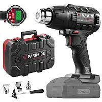 Акумуляторний будівельний фен з РК-дисплеєм Parkside (PPHLGA 20-Li A2) Без акумулятора!