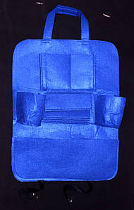 Органайзер на спинку сидіння авто/ Органайзер для автомобіля Синій