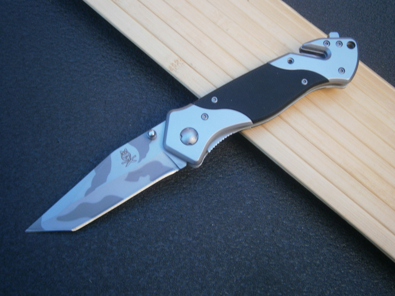 Ніж складаний Wolf АК 50-Т танто склобій стропоріз 21 см, фото 1