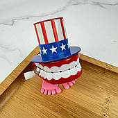 Іграшка у вигляді ходячих зубів з механізмом (з капелюхом), 1 шт