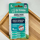 Зубочистки Dr. Emma Dental Picks з кейсом, 100 шт