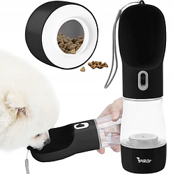 Пляшка-поїлка Purlov 21033 миска дорожня 3в1 для собак і кішок