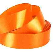 Стрічка атласна 2,5 см Оранж 23 м (25)
