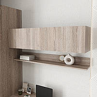 Книжкова підвісна полиця Ейр Дуб Сонома трюфель