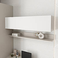 Книжкова підвісна полиця Ейр Кашемир/Білий