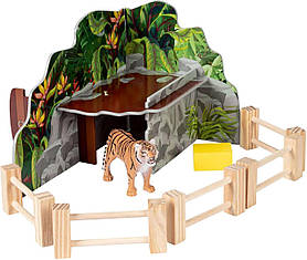 🏡 Playtive «Тигр» з фігурками Деревяний набір для дітей