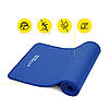 Килимок спортивний Cornix NBR 183 x 61 x 1 см для йоги та фітнесу XR-0096 Blue/Blue Poland, фото 6