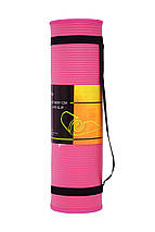 Килимок спортивний Cornix NBR 183 x 61 x 1 см для йоги та фітнесу XR-0097 Pink/Pink Poland, фото 2