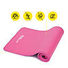 Килимок спортивний Cornix NBR 183 x 61 x 1 см для йоги та фітнесу XR-0097 Pink/Pink Poland, фото 7
