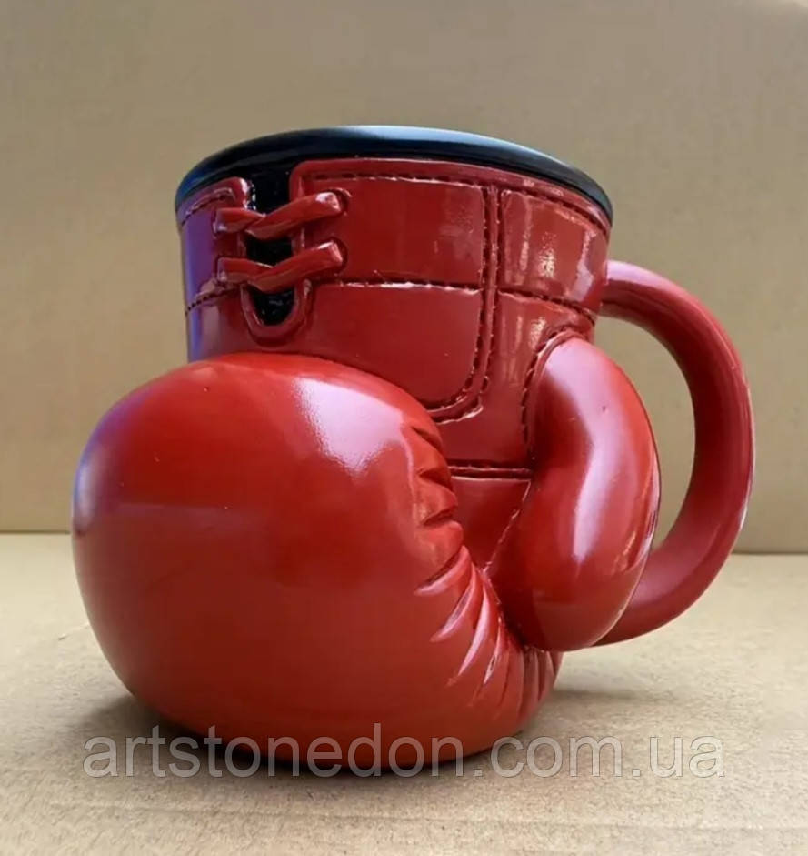 Боксерська кухоль. Кружка в формі боксерської рукавички, фото 1