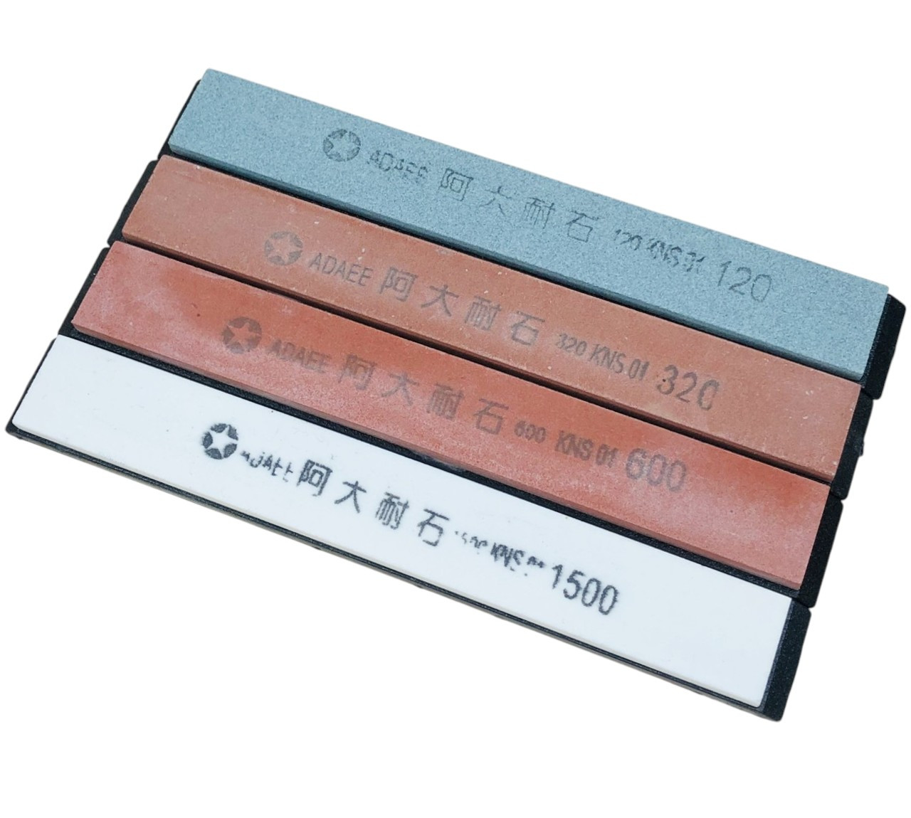 Набір водних точильних бланків брусків (каменів) Primo ADAEE 120/320/600/1500 Grit, фото 1