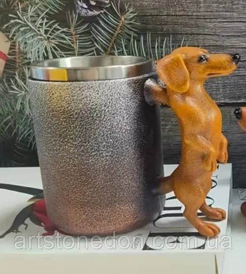 Чашка у формі собаки такси. Такса, фото 1