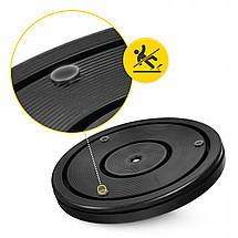 Диск здоров'я для талії 4FIZJO Mini Twister з еспандерами Black/Grey (P-5905973402149), фото 5