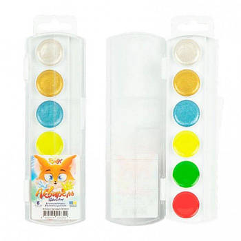 Акварель 6+6 кольорів RUDIX 810601 Творчість флюар 646632 G-Rich