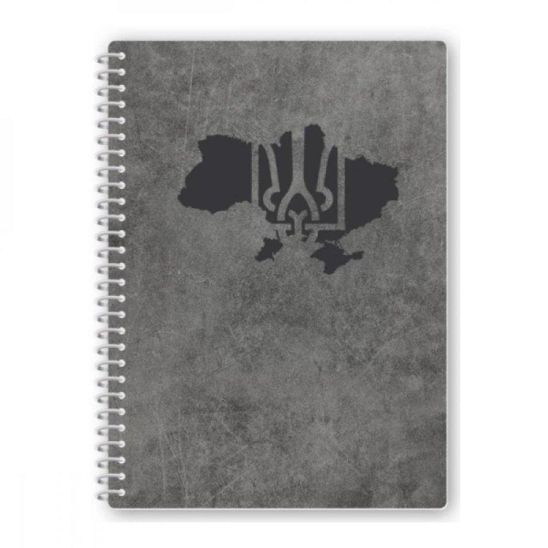 Блокнот А5 60л # Optima O25955-04 спіраль бічна пластик обкладинка 646861 G-Rich, фото 1