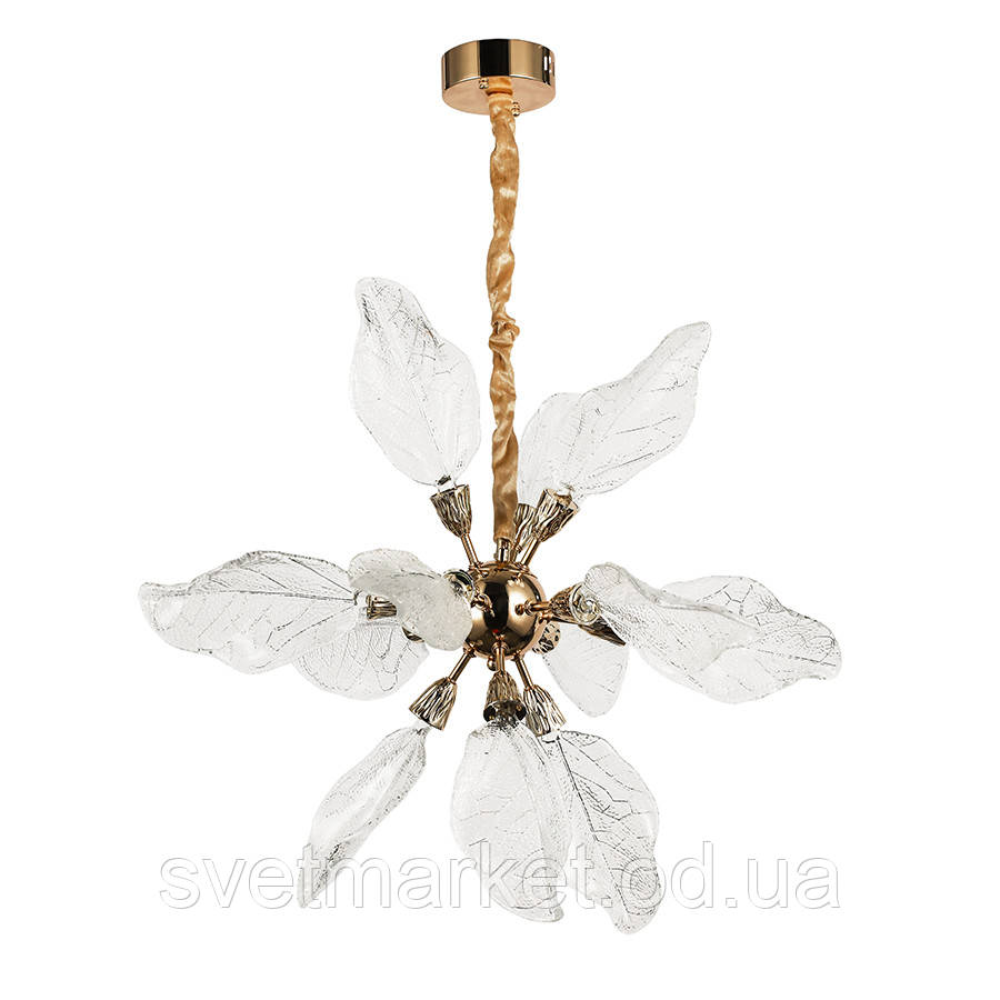 Стильна світлодіодна декоративна люстра 7989225-12 led GD, фото 1