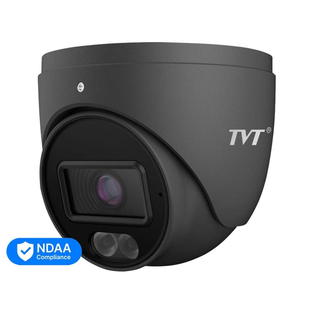 IP-відеокамера 4Mp TVT TD-9544S4L-C(D/PE/AW1) Black f=2.8mm, ІЧ+LED-підсвічування, з мікрофоном (77-00381), фото 1