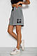 Шорти жіночі з принтом, колір сірий, 238R131, фото 3