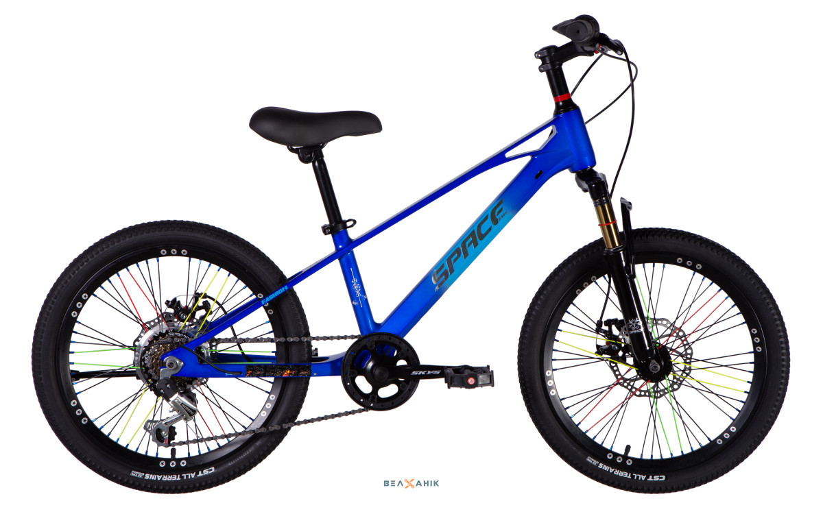 Велосипед 20/quot; SPACE KID ALIOTH DD FR (рама 11/quot;) MG синій, фото 1